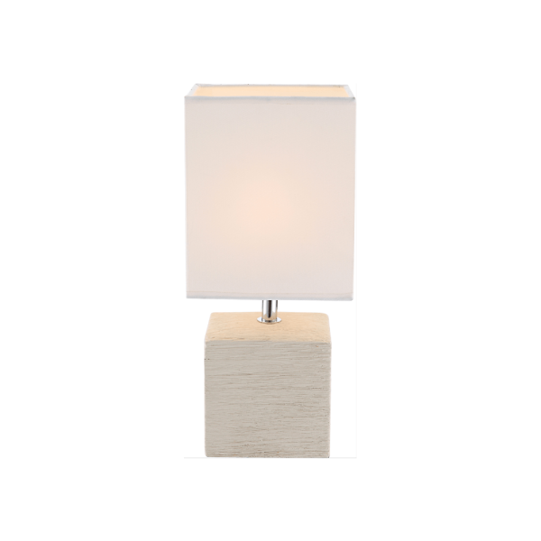 Lampada da tavolo beige GERI 1xE14 Globo lighting - immagine 1