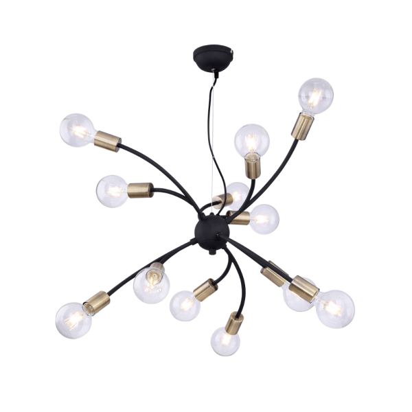 Lampadario a sospensione SARINI 12xE27 Globo - immagine 1