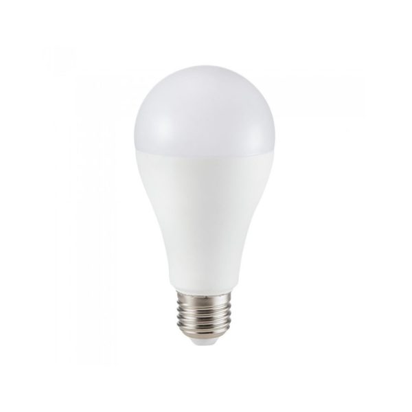 V161 Lampada LED E27 A65 15W 1250lm 200° luce fredda 6400K V-tac 161 - immagine 1