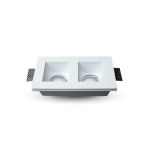 Porta faretto in gesso da incasso 2xGU10 V-Tac 3648 VT-762