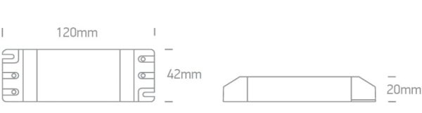 Driver a corrente costante 350mA potenza 7-15W - One Light - immagine 2
