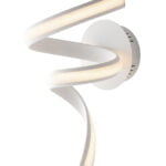 Applique LED integrato Mystral corpo bianco 12W 720lm 4000K 23X39X22cm - Luce Ambiente Design
