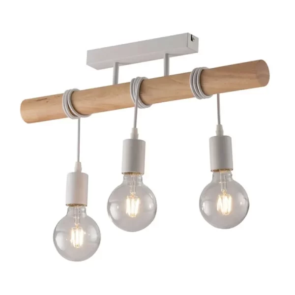 Plafoniera Arizona corpo bianco  3XE27 - Luce Ambiente Design - immagine 1