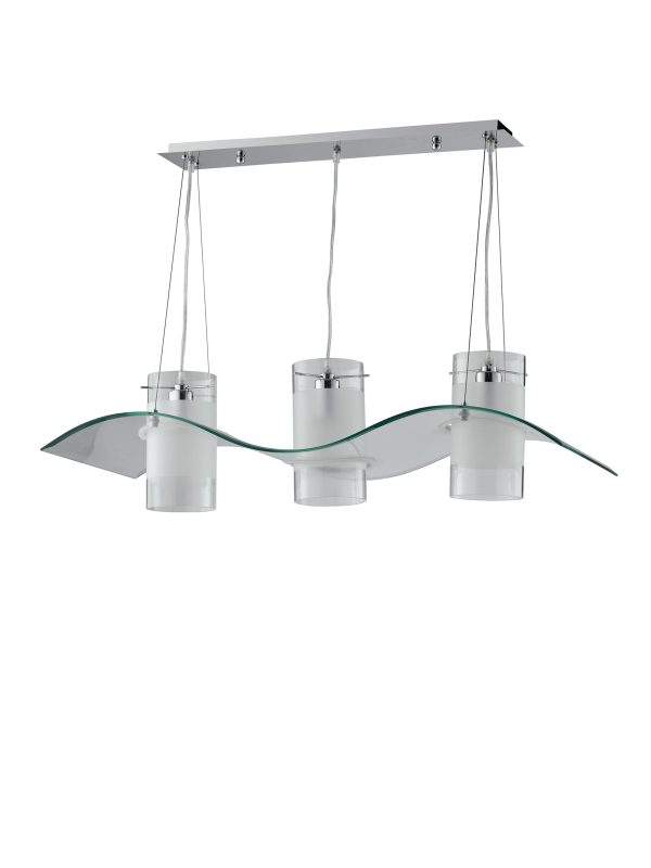 Sospensioen Medusa corpo trasparente 3XE27 - Luce Ambiente Design - immagine 1