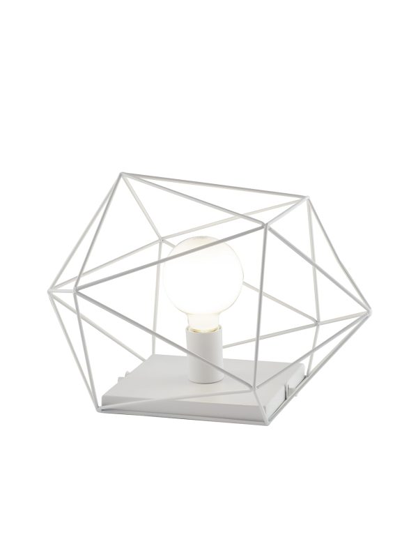 I-ABRAXAS-L1-BCO Lume Abraxas corpo bianco 1XE27 - Luce Ambiente Design - immagine 1