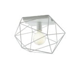 Plafoniera Abraxas corpo bianco 1XE27 - Luce Ambiente Design