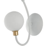 Applique Aida corpo bianco/oro 1XG9 - Luce Ambiente Design