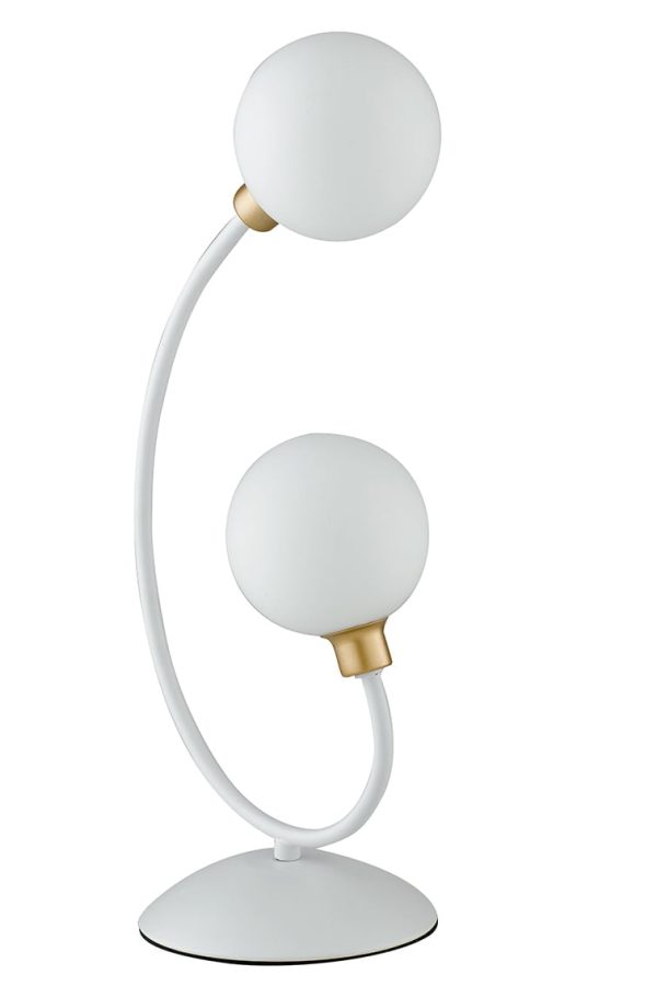 Lume Aida corpo bianco/oro 2XG9 - Luce Ambiente Design - immagine 1