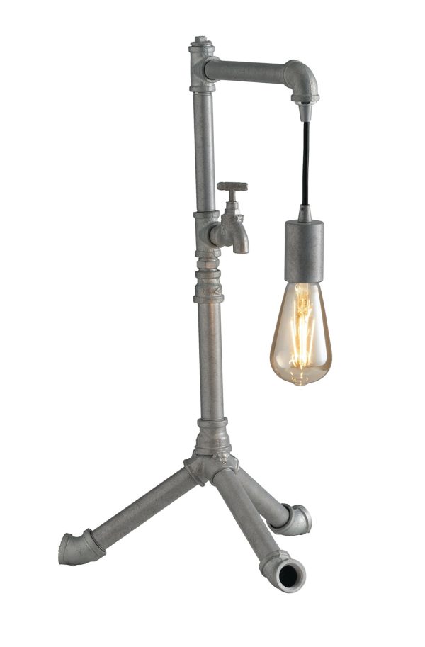 Lume Amarcord corpo zincato 1XE27 - Luce Ambiente Design - immagine 1