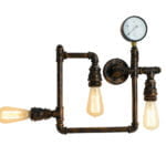 Plafoniera Amarcord corpo Ruggine 3XE27 - Luce Ambiente Design