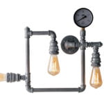 Plafoniera Amarcord corpo zincato  3XE27 - Luce Ambiente Design
