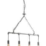 Sospensione Amarcord corpo zincato 4XE27 - Luce Ambiente Design