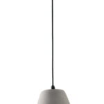 Sospensione Ando corpo grigio 1XE27 - Luce Ambiente Design