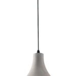 Sospensione Ando corpo grigio 1XE27- Luce Ambiente Design