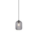 Sospensione  Ashford corpo fume' 1XE27 - Luce Ambiente Design