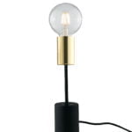 Lume  Axon nero/oro 1XE27 - Luce Ambiente Design