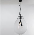 Sospensione Azuma corpo trasparente E 3XE27 - Luce Ambiente Design