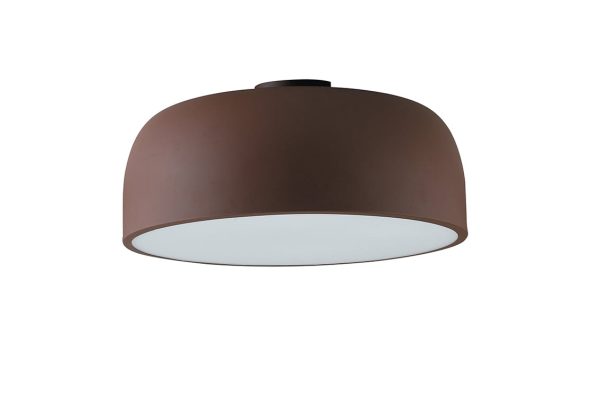 Plafoniera Bistrot corpo bronzo 3XE27 - Luce Ambiente Design - immagine 1