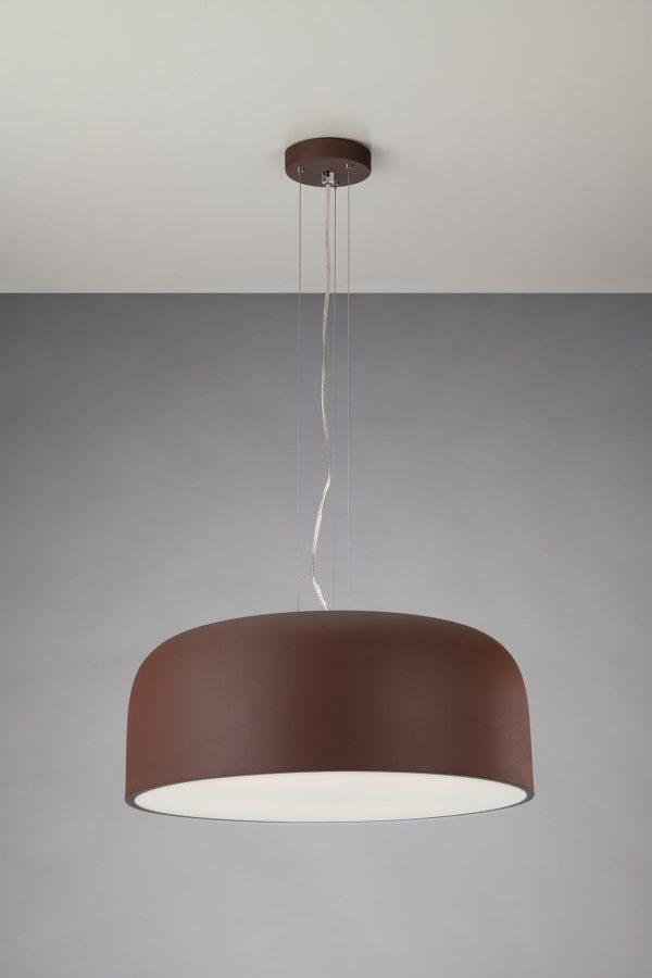 Sospensione Bistrot corpo bronzo 4XE27 - Luce Ambiente Design - immagine 1