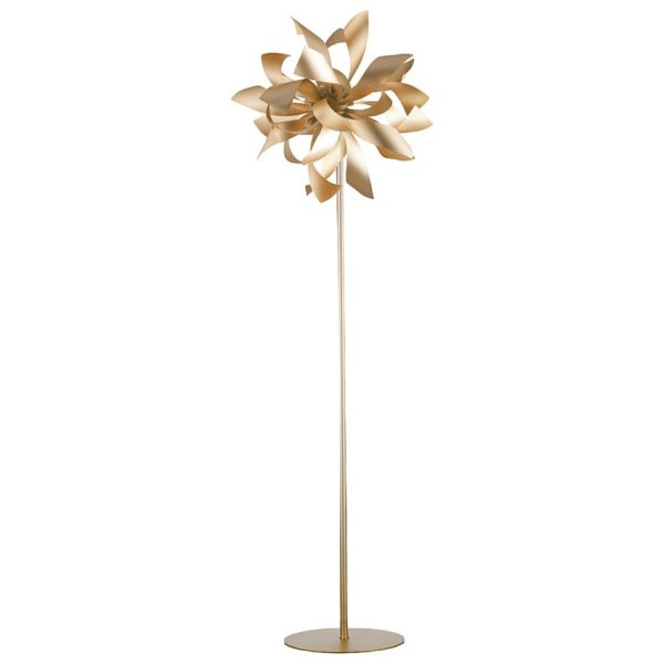 Piantana Bloom corpo oro 4XG9 - Luce Ambiente Design - immagine 1