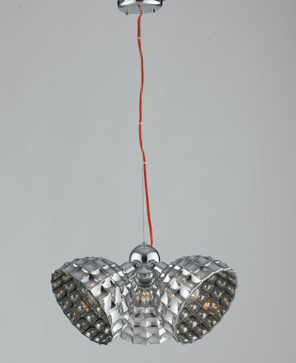 Sospensione Callas corpo cromo  3XE27 - Luce Ambiente Design - immagine 1