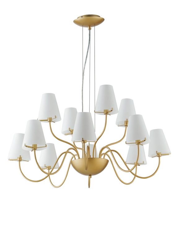 Sospensione Canto corpo oro 12XG9 - Luce Ambiente Design - immagine 1
