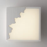 Plafoniera LED Chic corpo argento 12W 700lm 4000K - Luce Ambiente Design