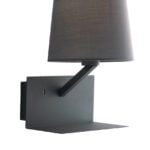 Applique Ciak corpo grigio 1XE27 23X31X22,5CM - Luce Ambiente Design