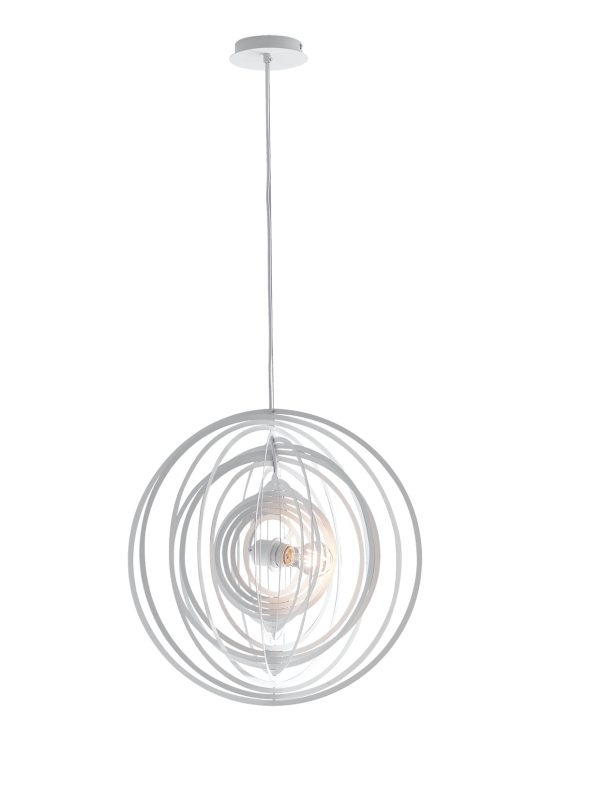 Sospensione Club corpo bianco 1XE27 - Luce Ambiente Design - immagine 1