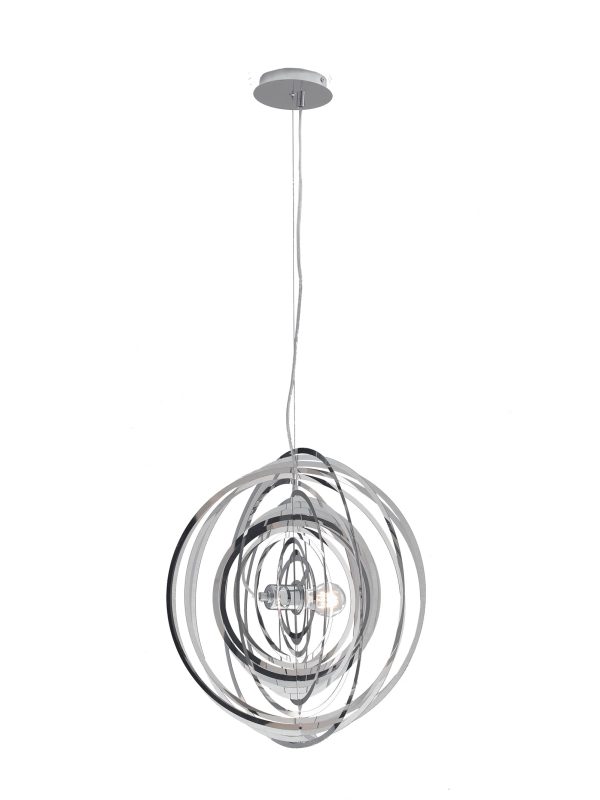 Sospensione Club corpo cromo 1XE27 - Luce Ambiente Design - immagine 1