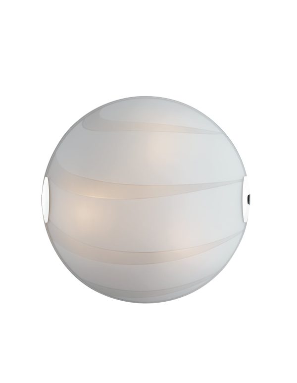 Plafoniera Cri corpo bianco 3XE27  - Luce Ambiente Design - immagine 1