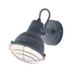 Applique Cuba corpo grigio 1XE14 - Luce Ambiente Design
