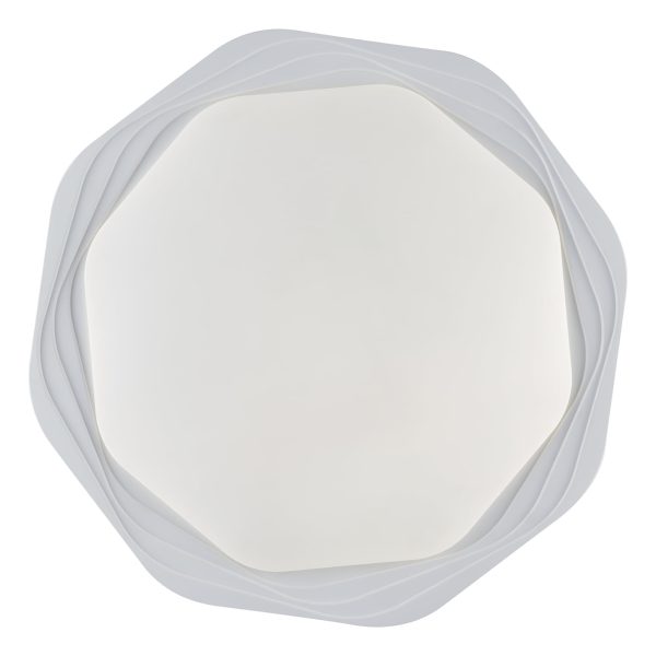 Plafoniera LED Daisy corpo bianco 40W 4400lm 3000K/4000K/4500K - Luce Ambiente Design - immagine 1