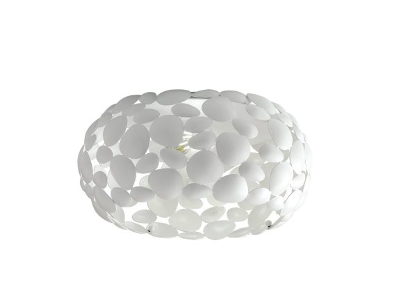 Plafoniera Dioniso corpo bianco 3XE27 - Luce Ambiente Design - immagine 1