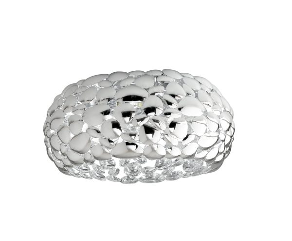 Plafoniera Dioniso corpo cromo 3XE27 - Luce Ambiente Design - immagine 1