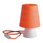 Lume Drum corpo arancione 1XE14 - Luce Ambiente Design