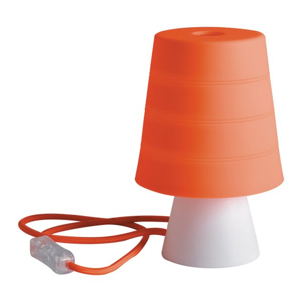 Lume Drum corpo arancione 1XE14 - Luce Ambiente Design - immagine 1