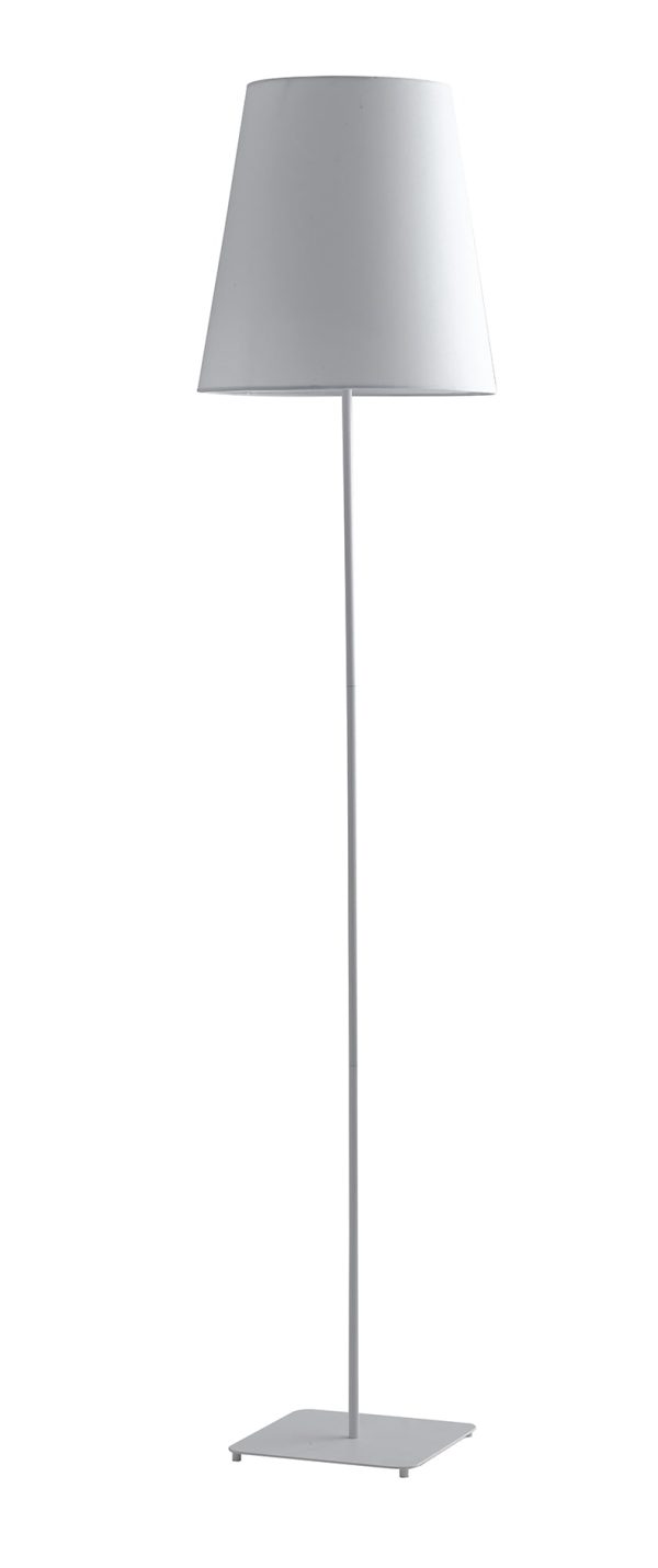 Piantana Elvis corpo bianco 1XE27 - Luce Ambiente Design - immagine 1