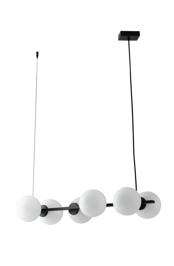 Sospensione Enoire corpo nero 6XE14 - Luce Ambiente Design - immagine 1