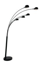 Piantana Eracle corpo nero 5XE14 - Luce Ambiente Design