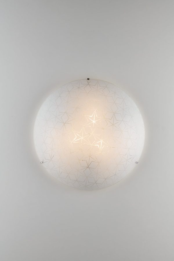 Plafoniera Esagram corpo bianco 3XE27 - Luce Ambiente Design - immagine 1