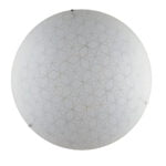 Plafoniera Esagram corpo bianco 4XE27 - Luce Ambiente Design