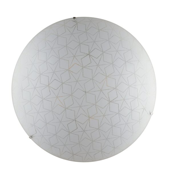 Plafoniera Esagram corpo bianco 4XE27 - Luce Ambiente Design - immagine 1