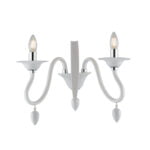 Applique Estefan corpo bianco 2XE14 - Luce Ambiente Design