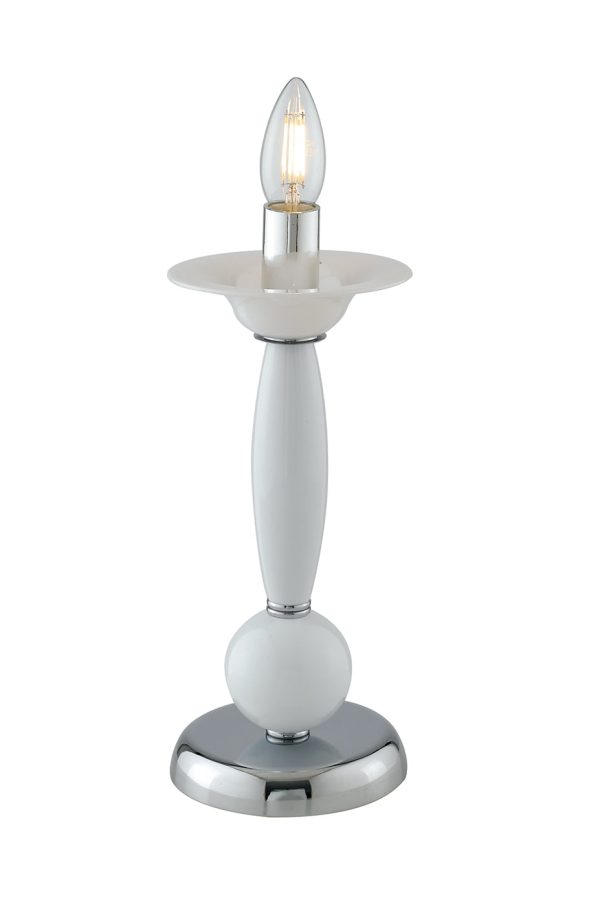 Lume Estefan corpo bianco 1XE14 - Luce Ambiente Design - immagine 1