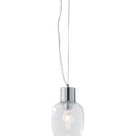 Sospensione Fellini corpo cromo 1XE27 - Luce Ambiente Design