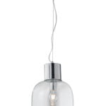 Sospensione Fellini corpo cromo 1XE27 - Luce Ambiente Design