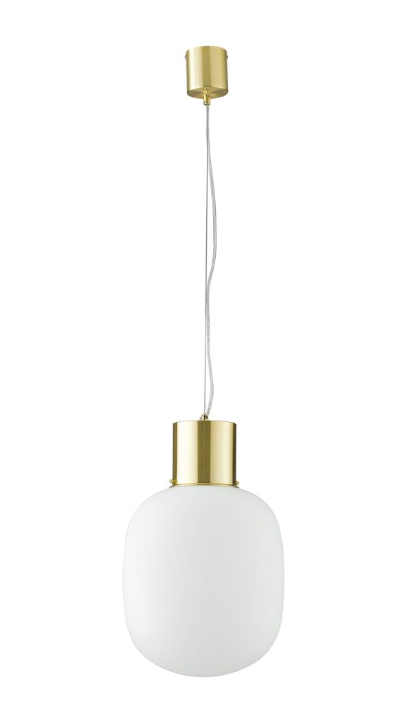 Sospensione Fellini corpo oro 1XE27 - Luce Ambiente Design - immagine 1
