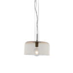 Sospensione Gibus corpo ambra 1XE27 - Luce Ambiente Design