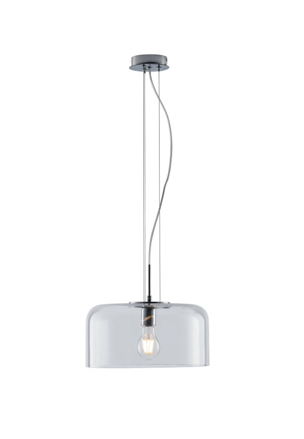 Sospensione Gibus corpo trasparente 1XE27 - Luce Ambiente Design - immagine 1